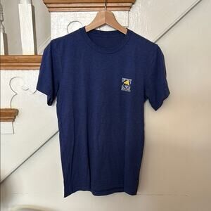 The Salty Dog Cafe T-Shirt Navy Short Sleeve Graphic Logo Tee Unisex Size Small